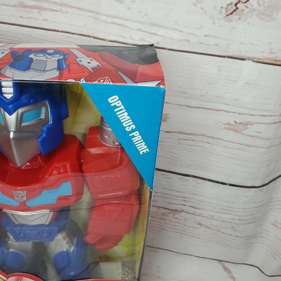 New Transformers Rescue Bots Academy Mega Mighties Optimus Prime Action Figure - Picture 4 of 12